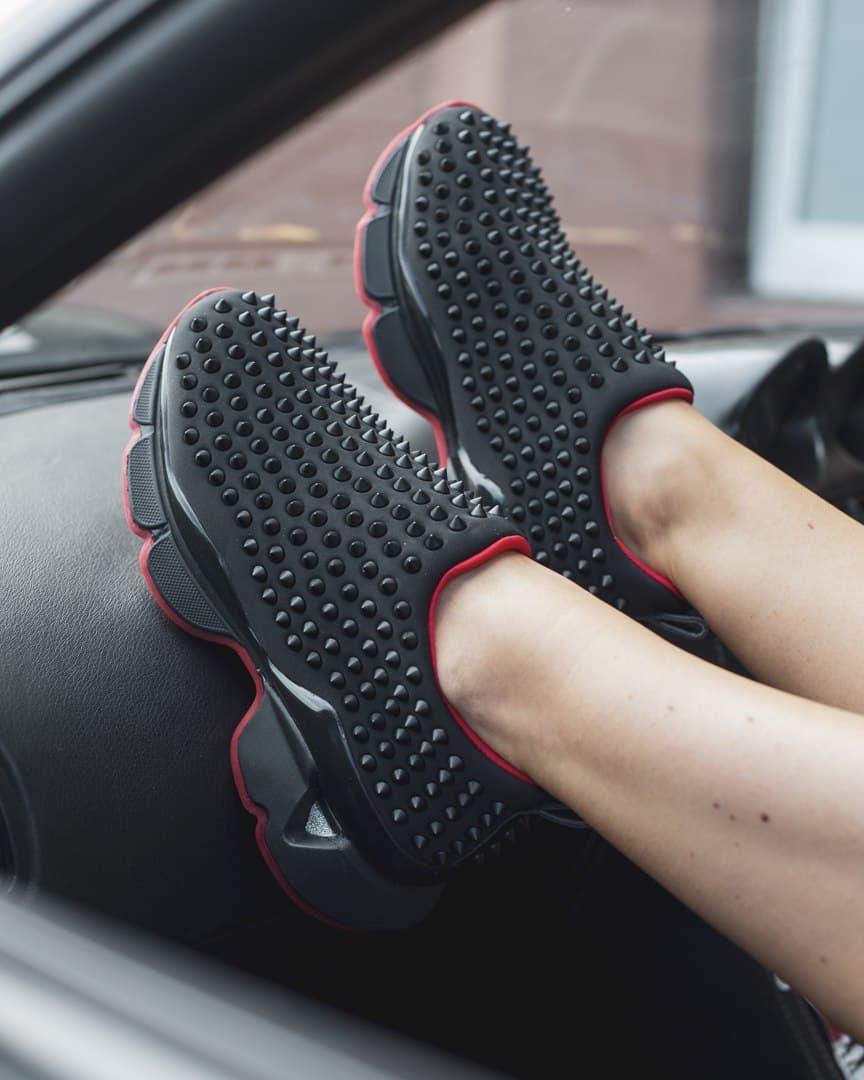 Christian Louboutin Black Red