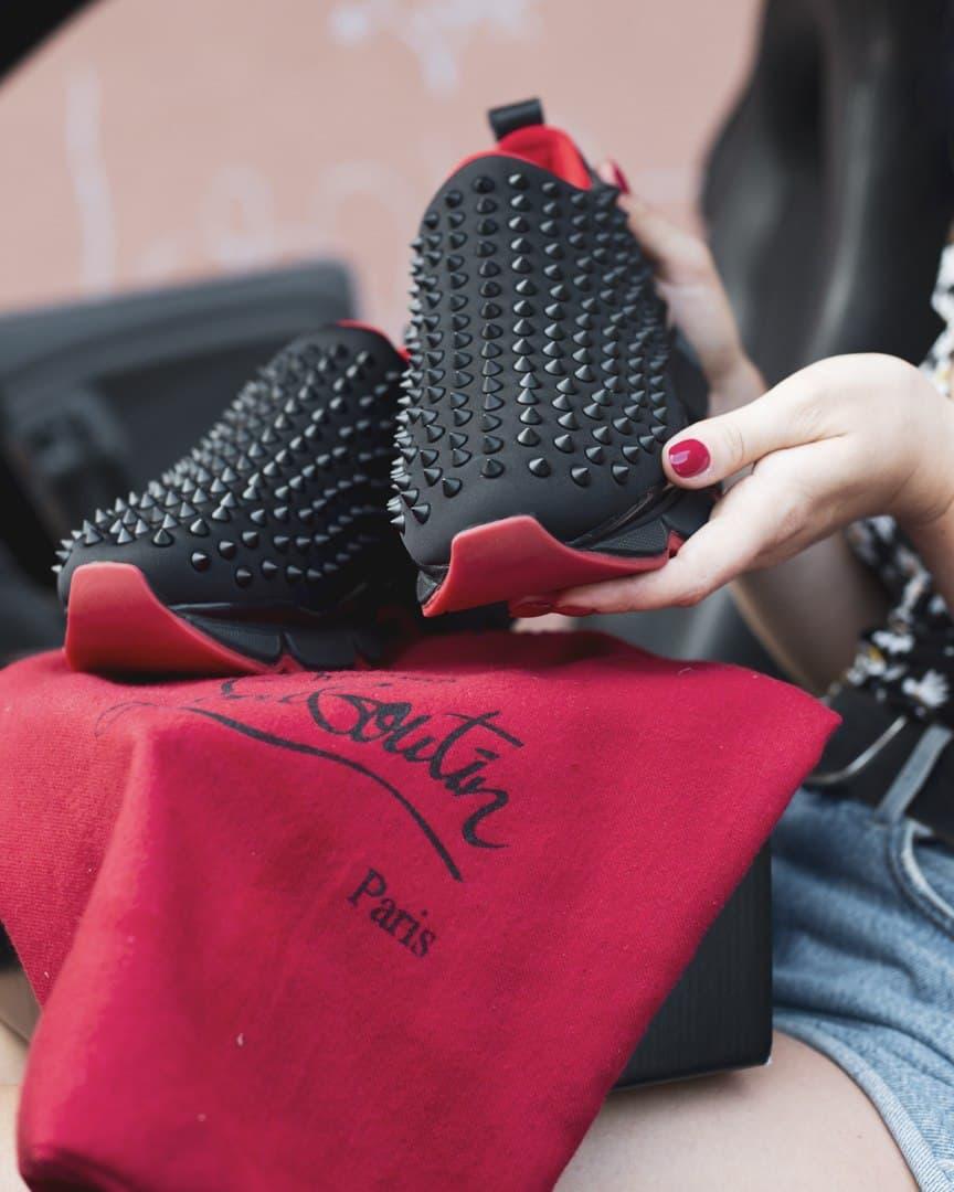Christian Louboutin Black Red