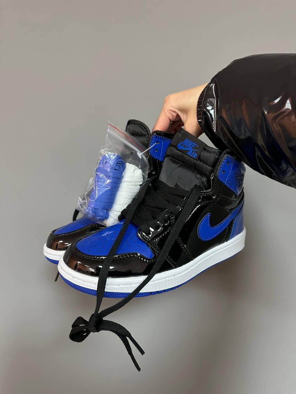 Nike Air Jordan High Patent Royal Blue