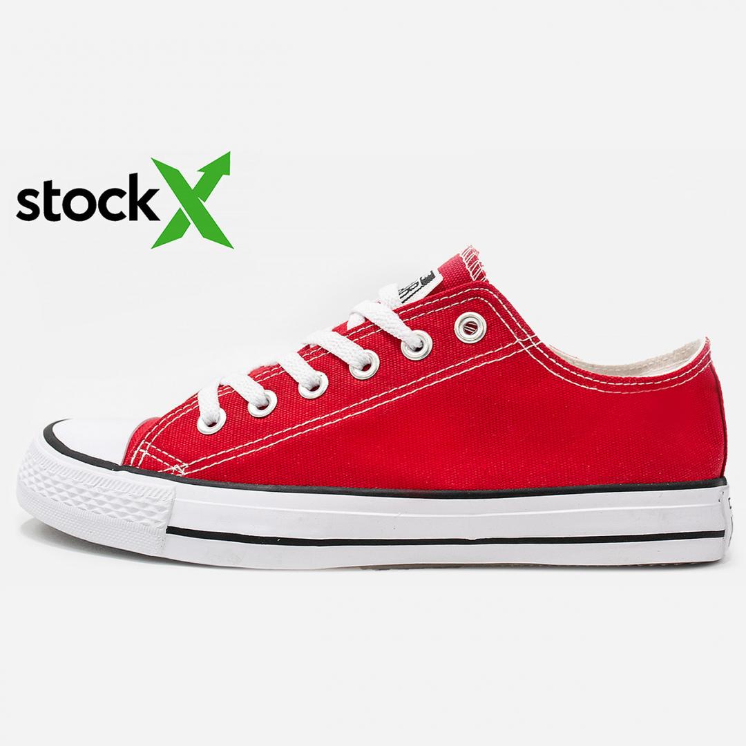 Converse Low Red White Black Line