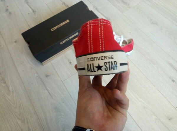 Converse Low Red White Black Line