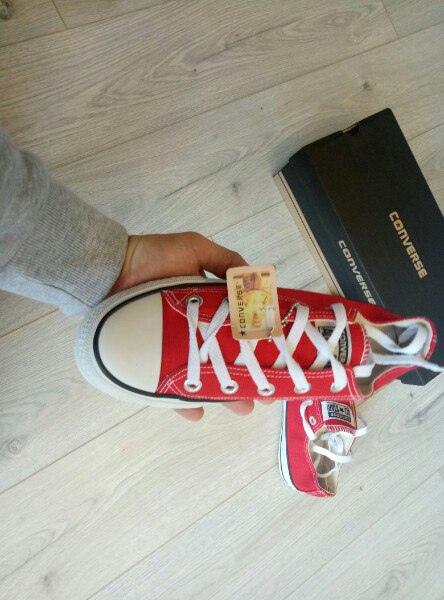 Converse Low Red White Black Line