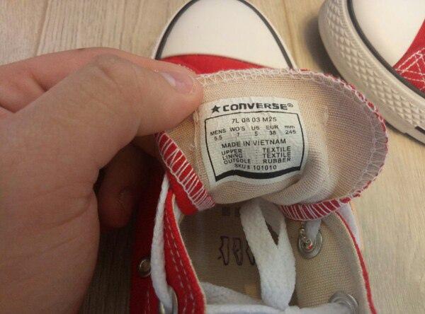 Converse Low Red White Black Line