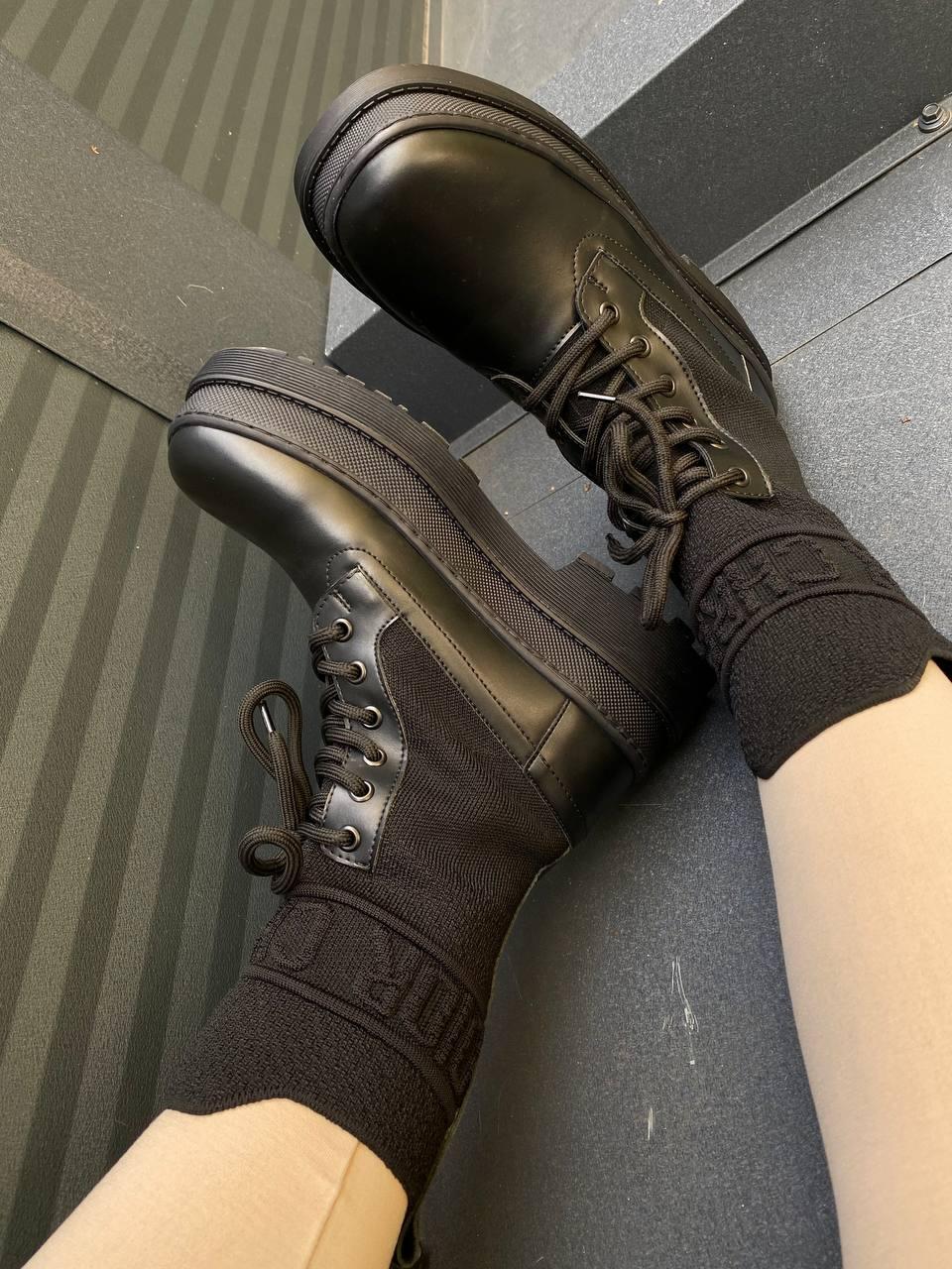 Dior Boot Black Sock