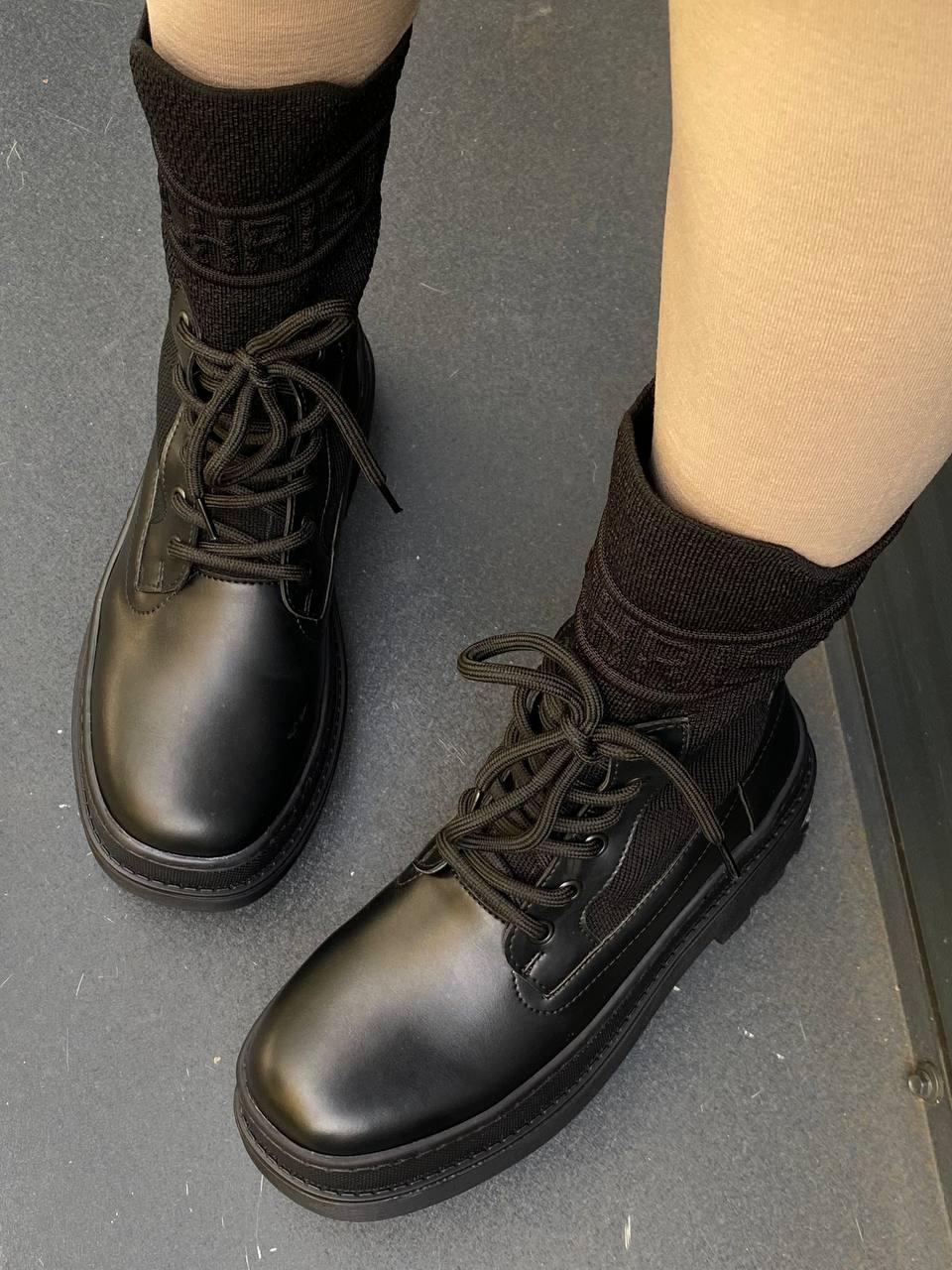Dior Boot Black Sock