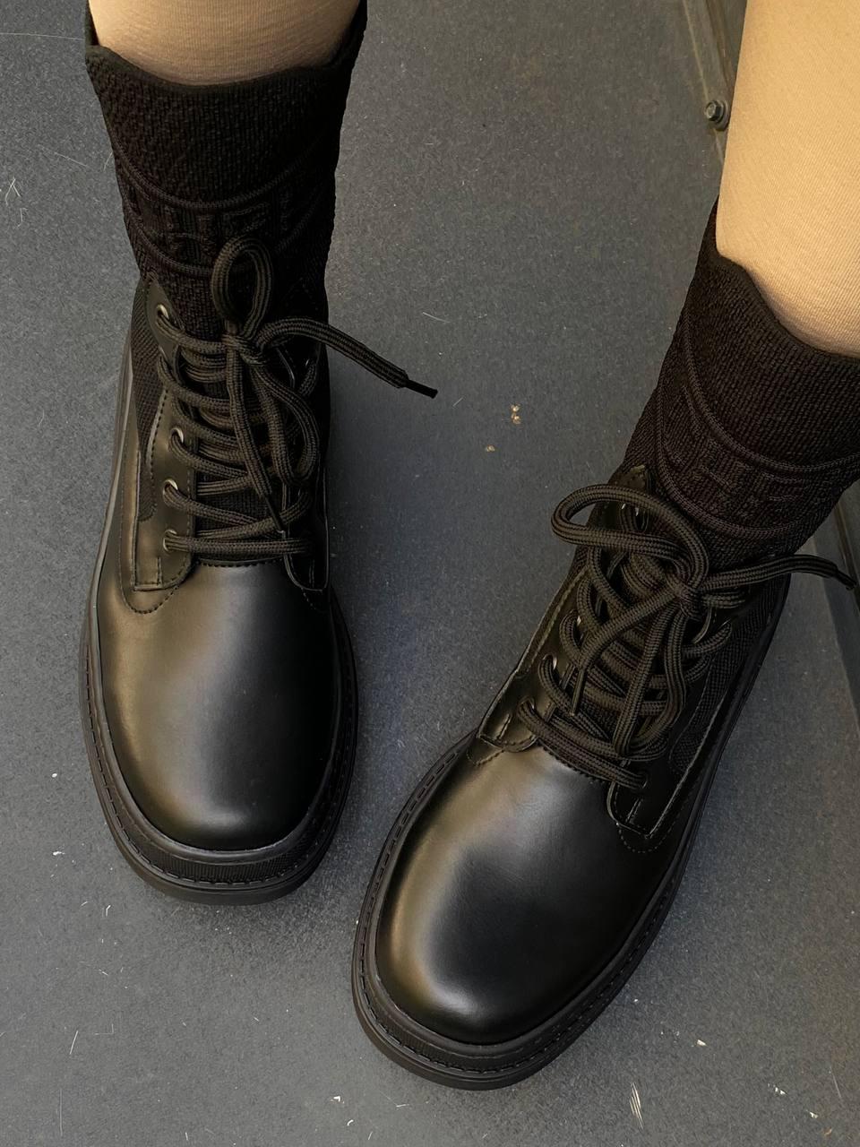 Dior Boot Black Sock