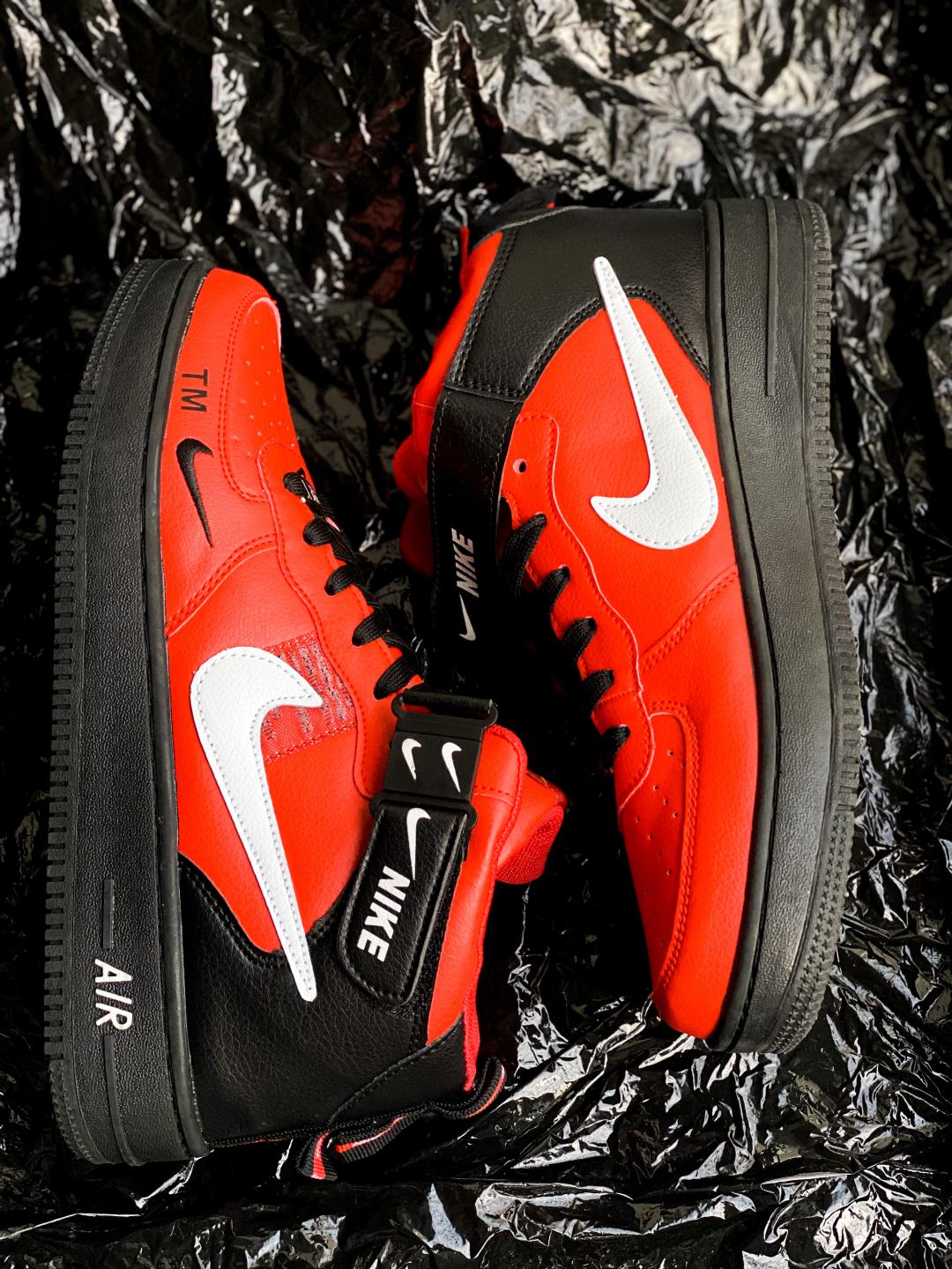 Nike Air Force 1 High Red Black