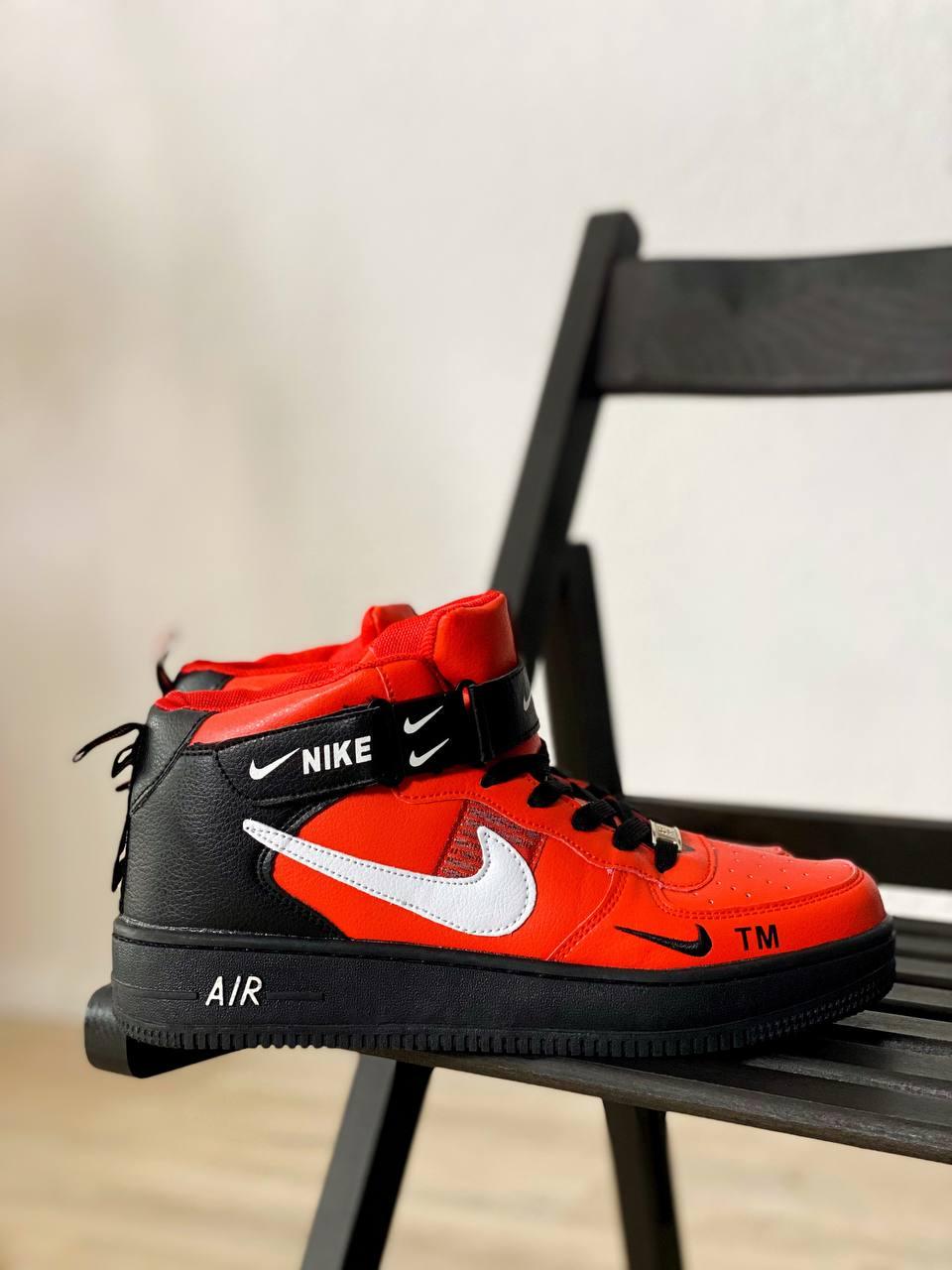 Nike Air Force 1 High Red Black