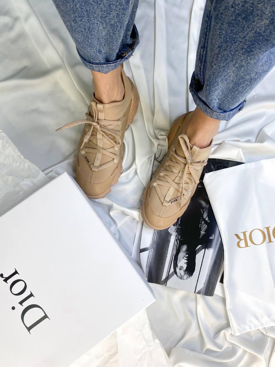 Dior D-Connect Sneaker Beige 1
