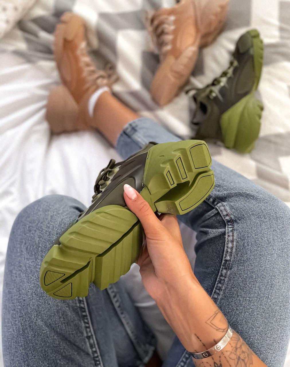 Dior D-Connect Sneaker Green Khaki