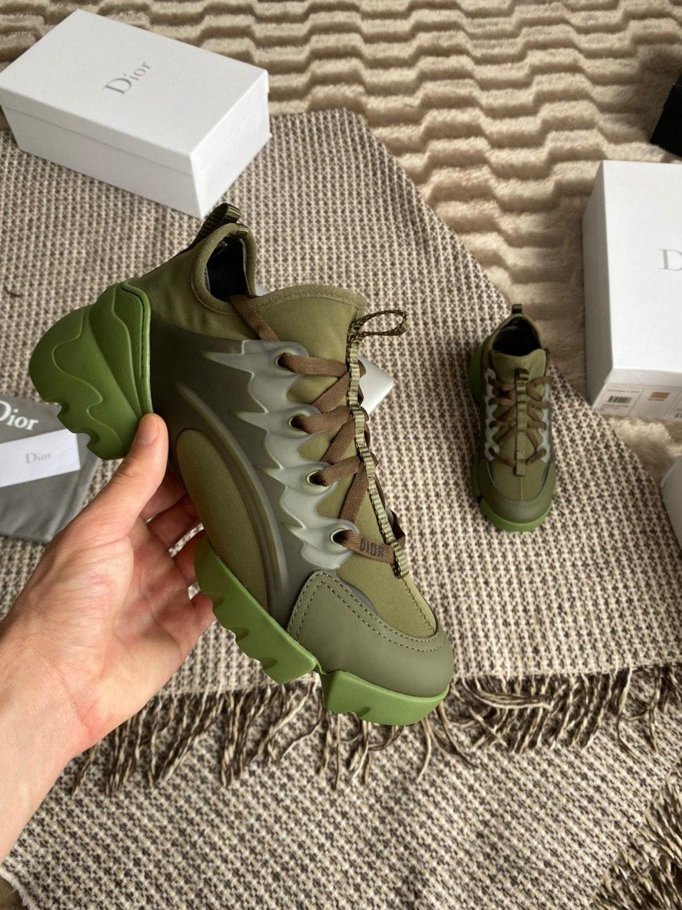 Dior D-Connect Sneaker Green Khaki