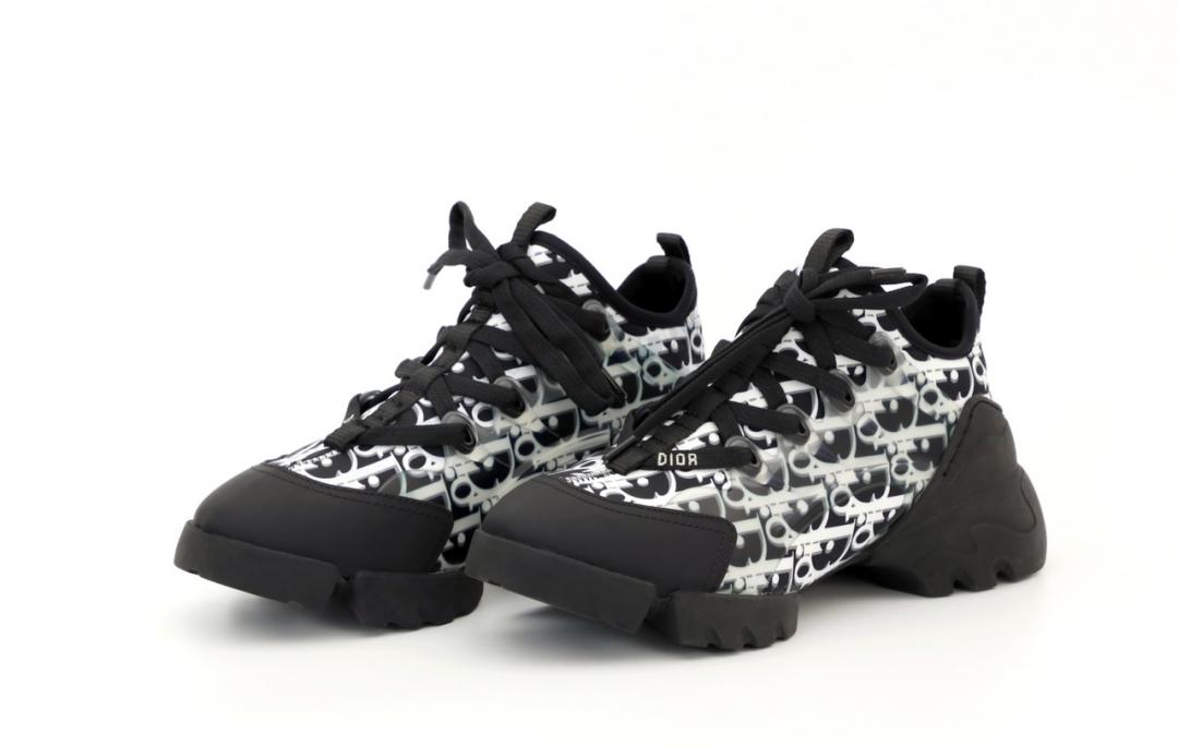 Dior D-Connect Sneaker Black White