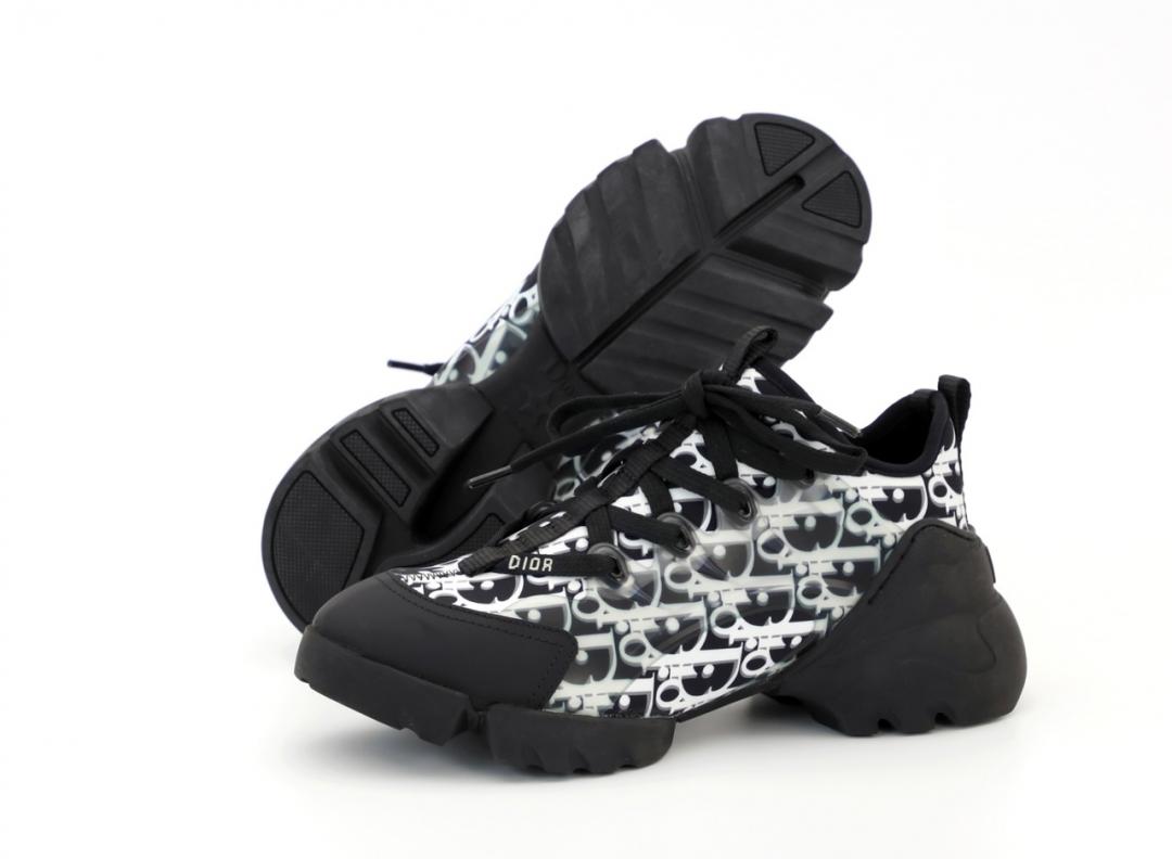 Dior D-Connect Sneaker Black White