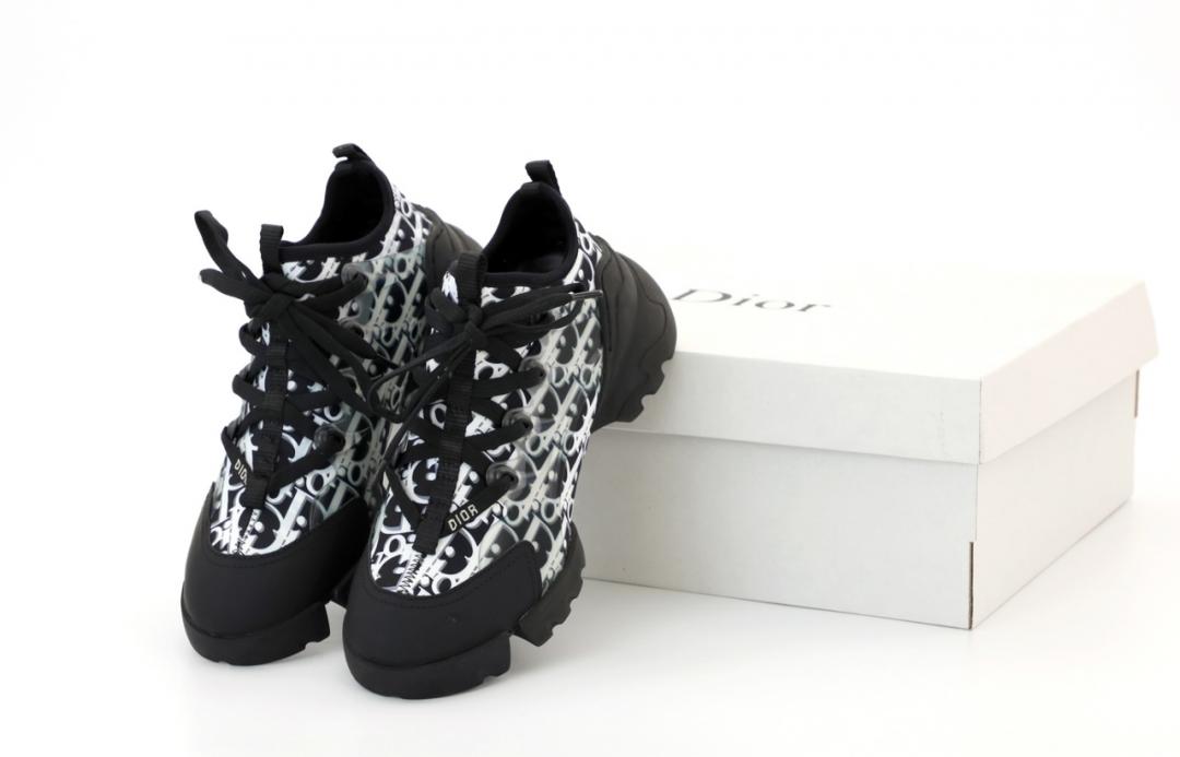Dior D-Connect Sneaker Black White