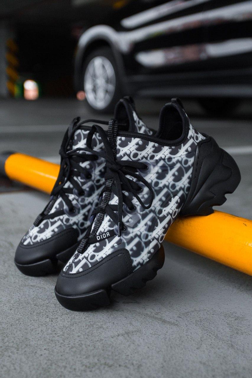 Dior D-Connect Sneaker Black White
