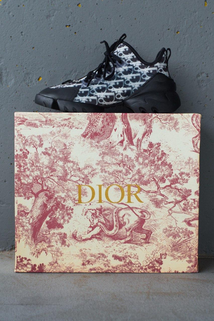 Dior D-Connect Sneaker Black White