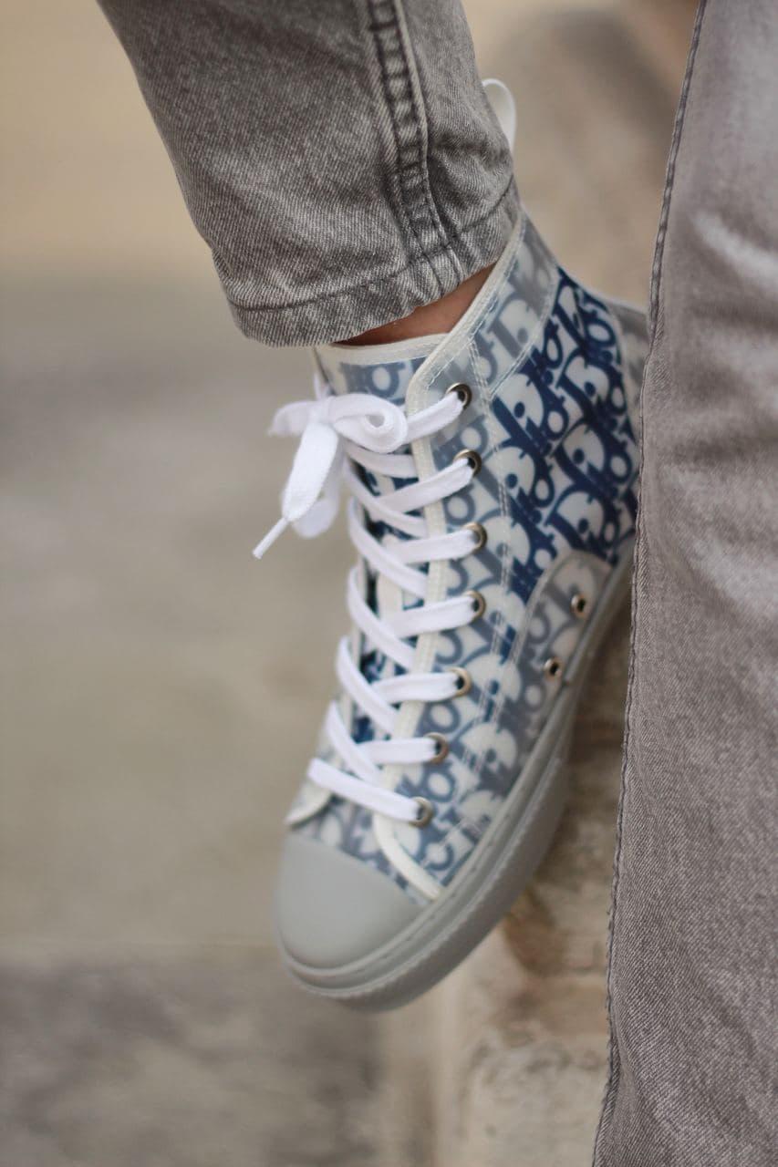 Dior B23 High TOP Grey Blue