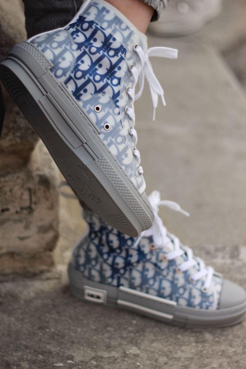 Dior B23 High TOP Grey Blue