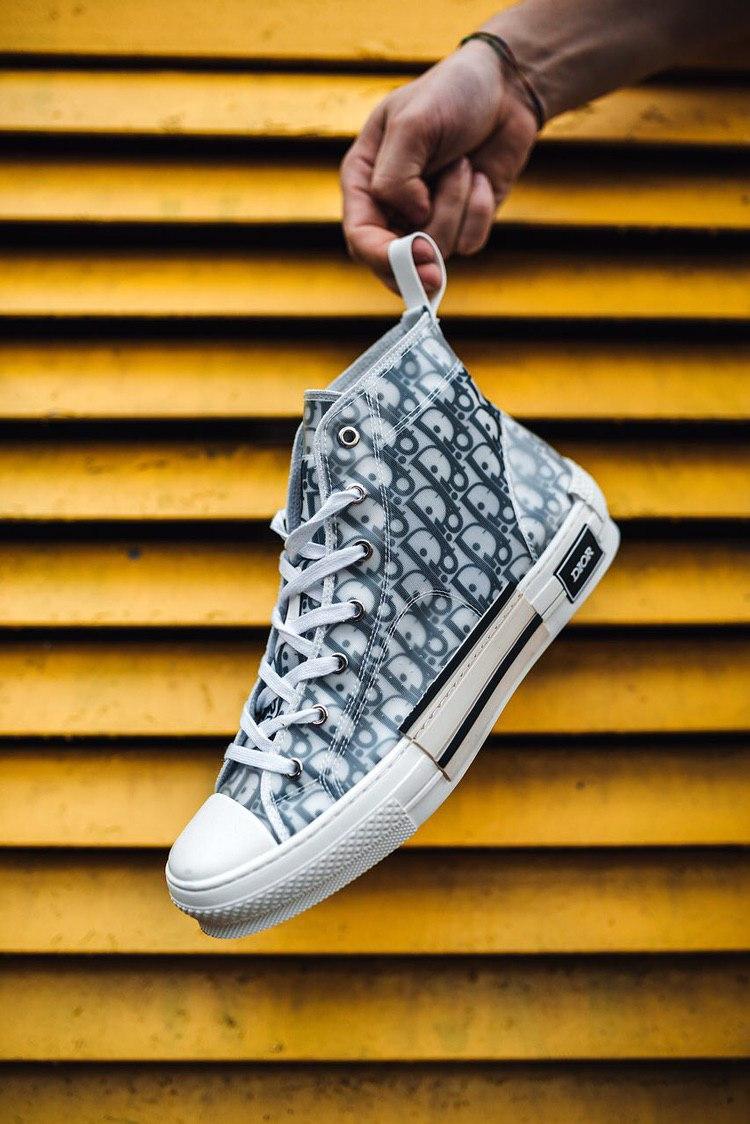 Dior B23 High Technical Canvas Blue White