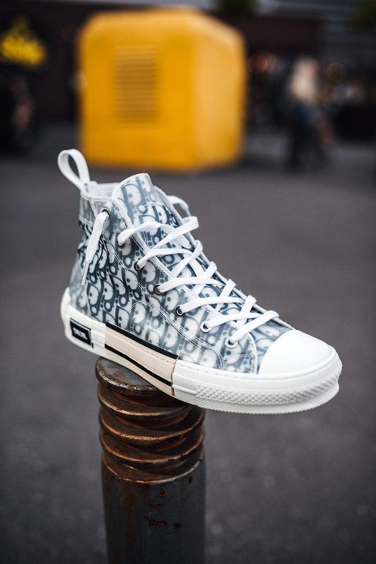 Dior B23 High Technical Canvas Blue White