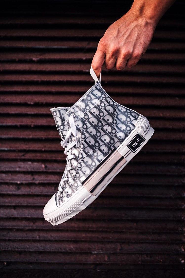 Dior B23 High Technical Canvas Blue White
