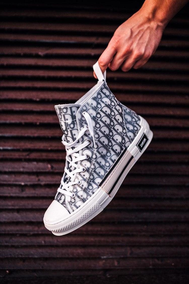 Dior B23 High Technical Canvas Blue White