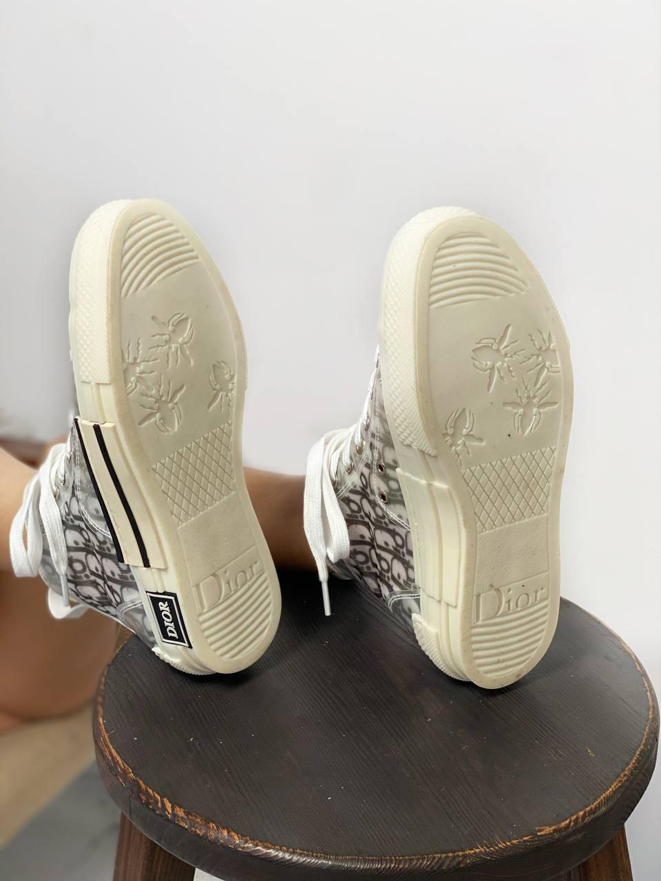 Dior B23 High Technical Canvas Blue White