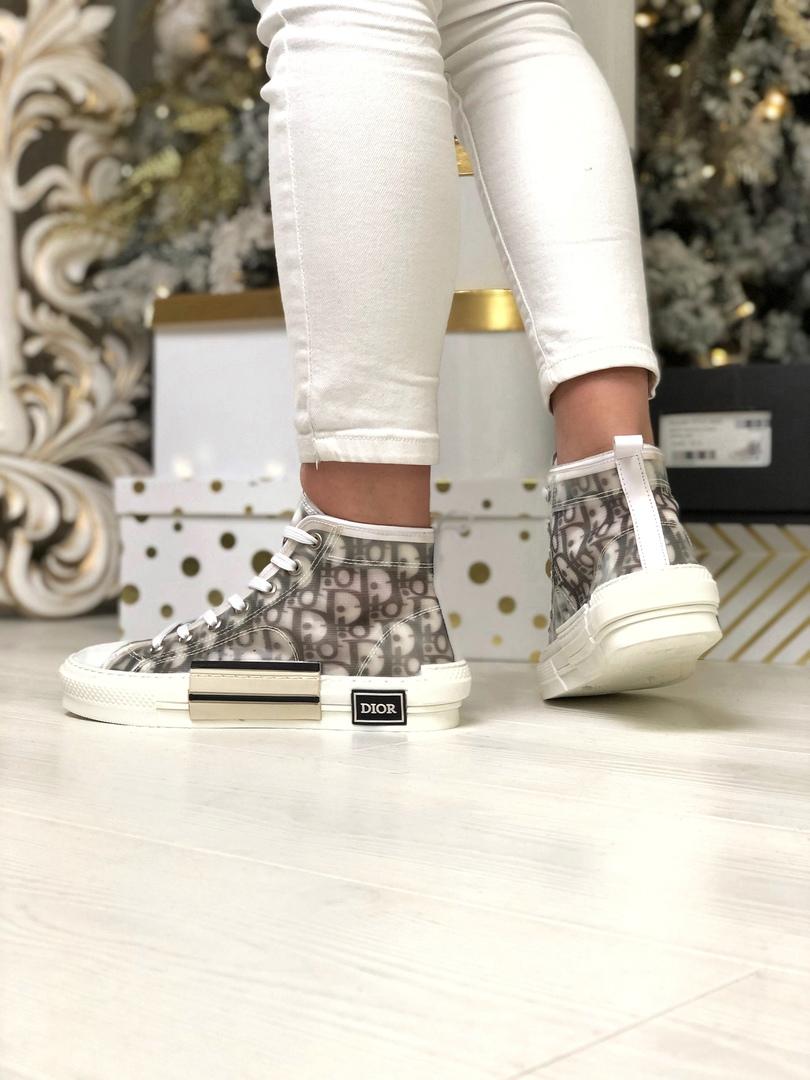 Dior B23 High Technical Canvas Blue White