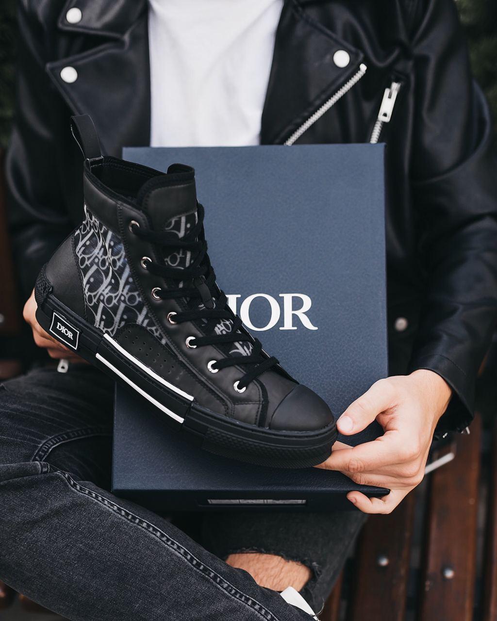 Dior B23 Sneakers High Black