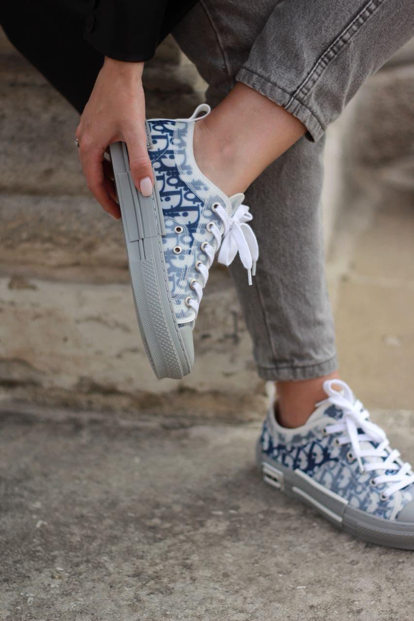 Dior Sneakers Low Grey Blue