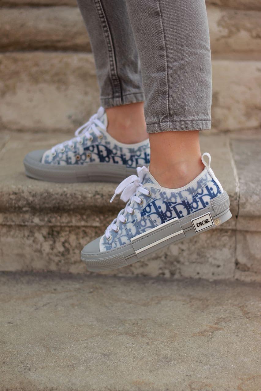 Dior Sneakers Low Grey Blue