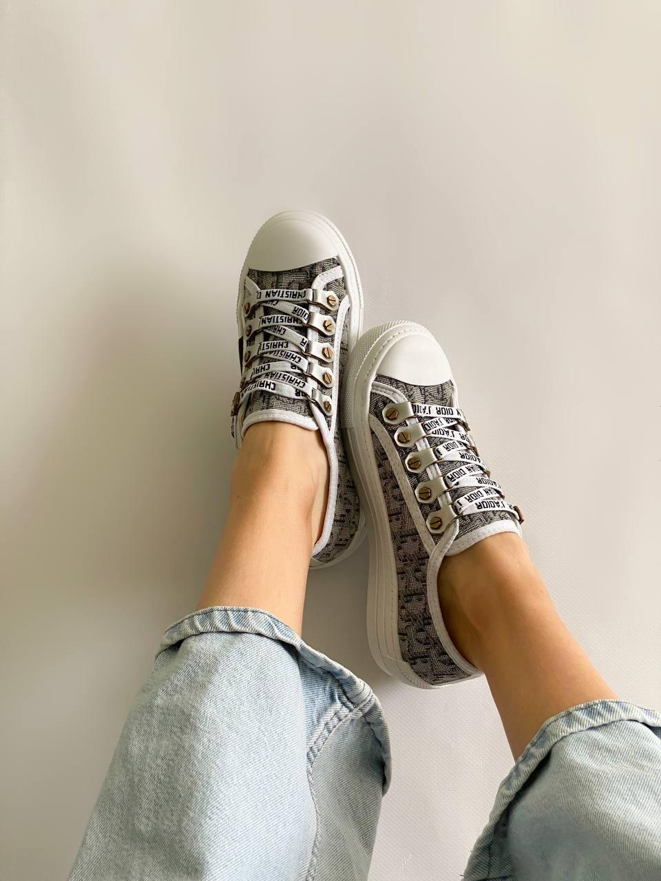 Dior B23 Low Logo Gray Beige Premium