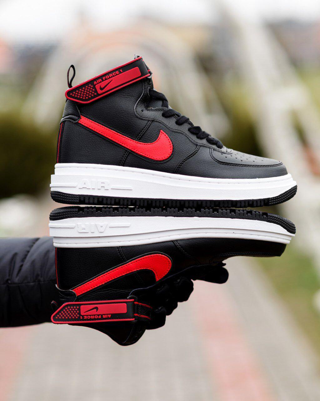Nike Air Force 1 Gore-Tex Black White Red