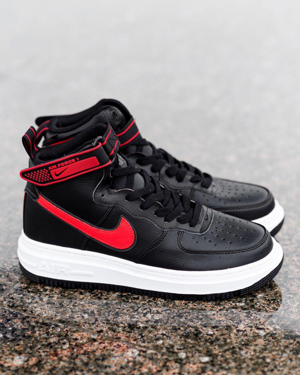 Nike Air Force 1 Gore-Tex Black White Red