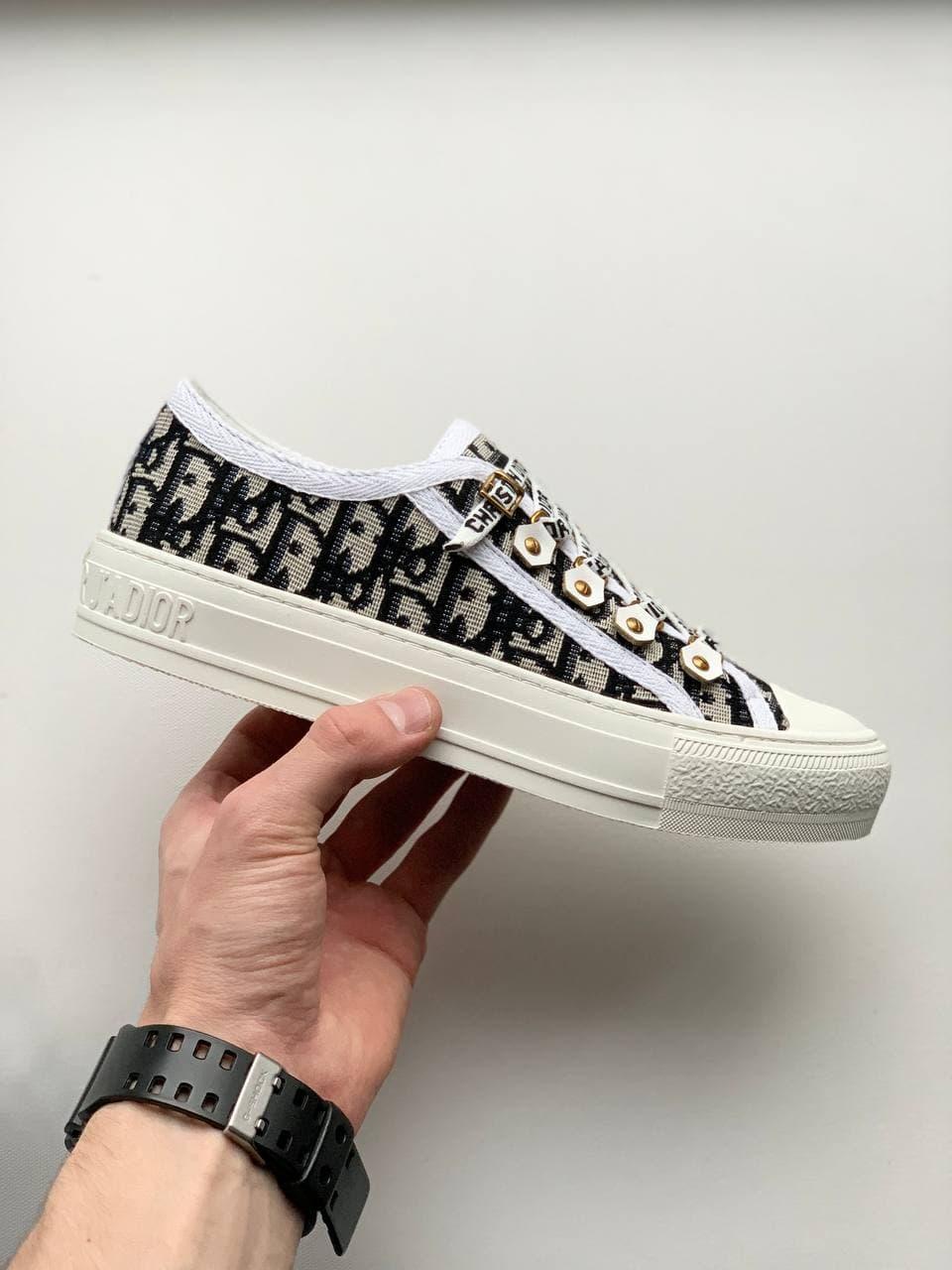 Dior Premium Low Logo White Black