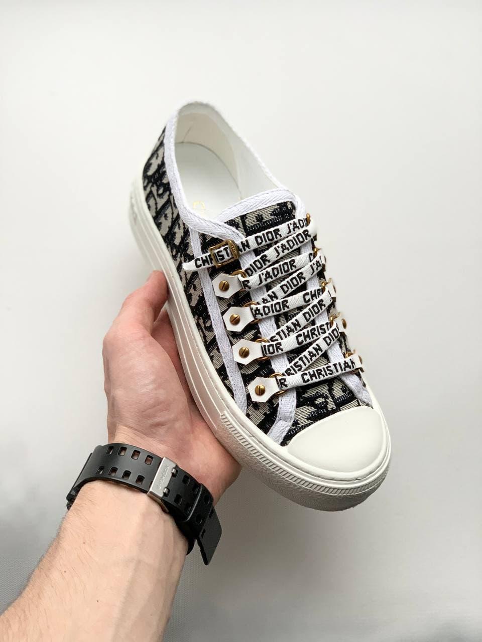 Dior Premium Low Logo White Black