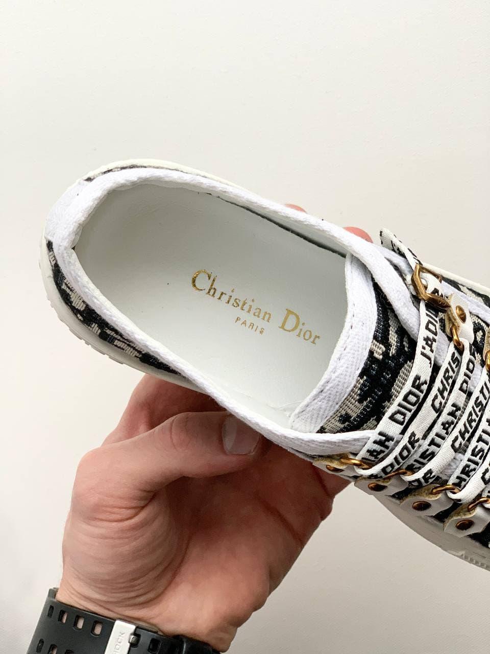 Dior Premium Low Logo White Black