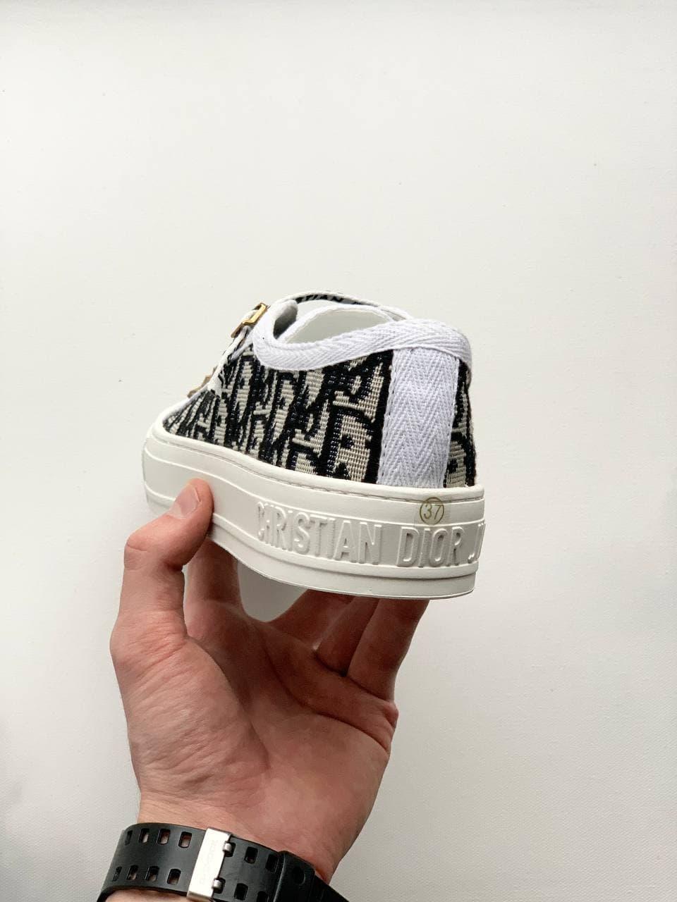 Dior Premium Low Logo White Black