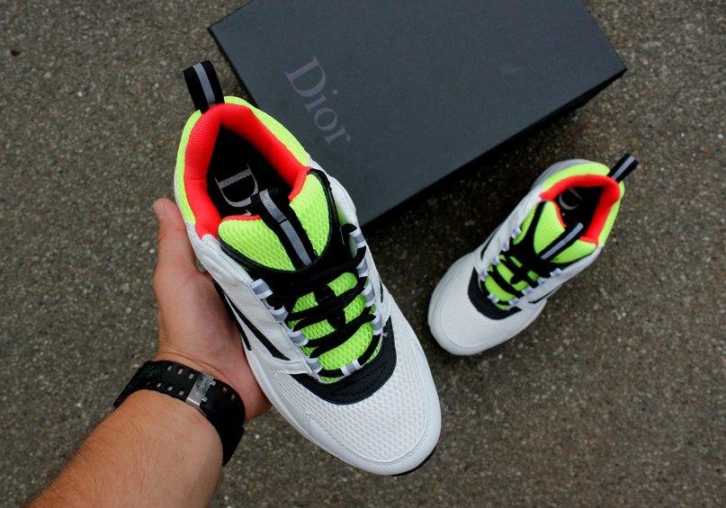 Dior Homme White Green Red