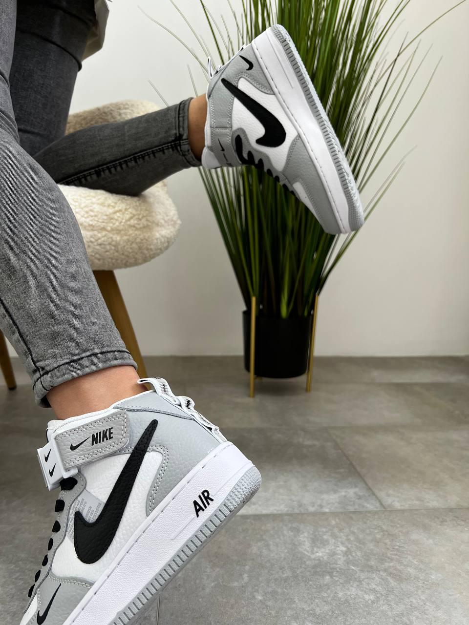 Nike Air Force Mid Utility White Gray