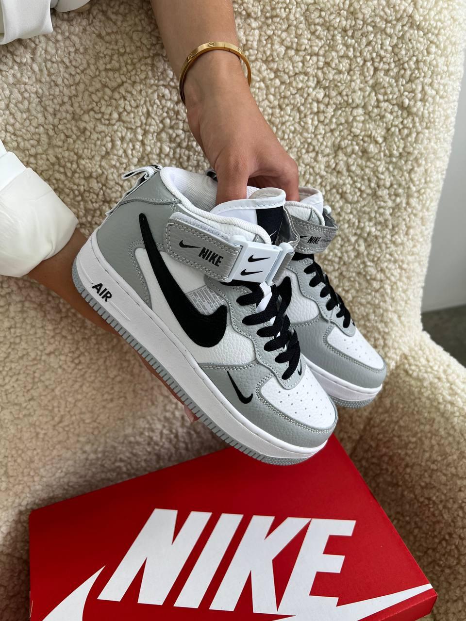 Nike Air Force Mid Utility White Gray