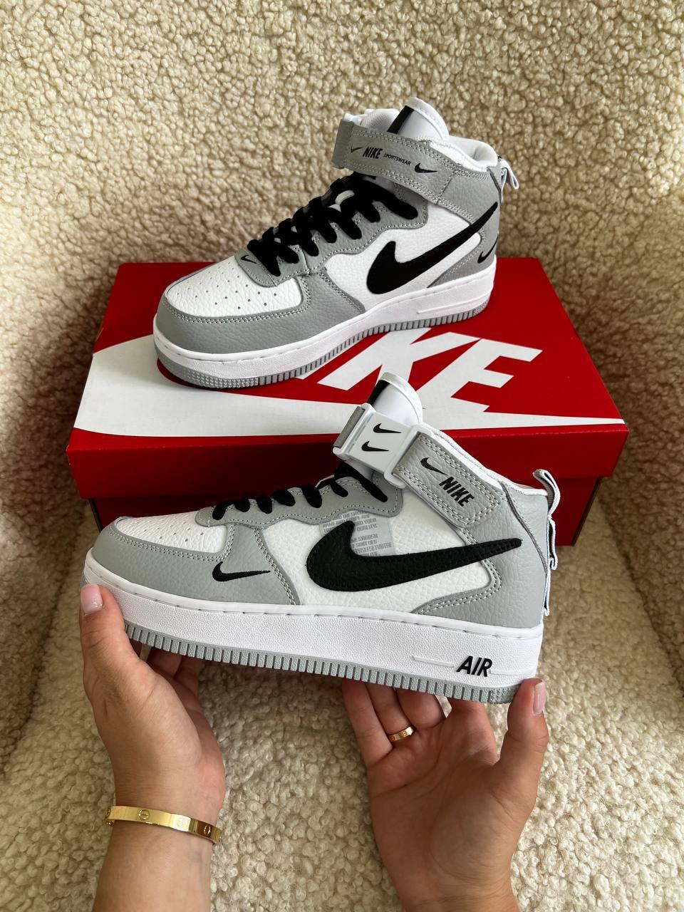 Nike Air Force Mid Utility White Gray