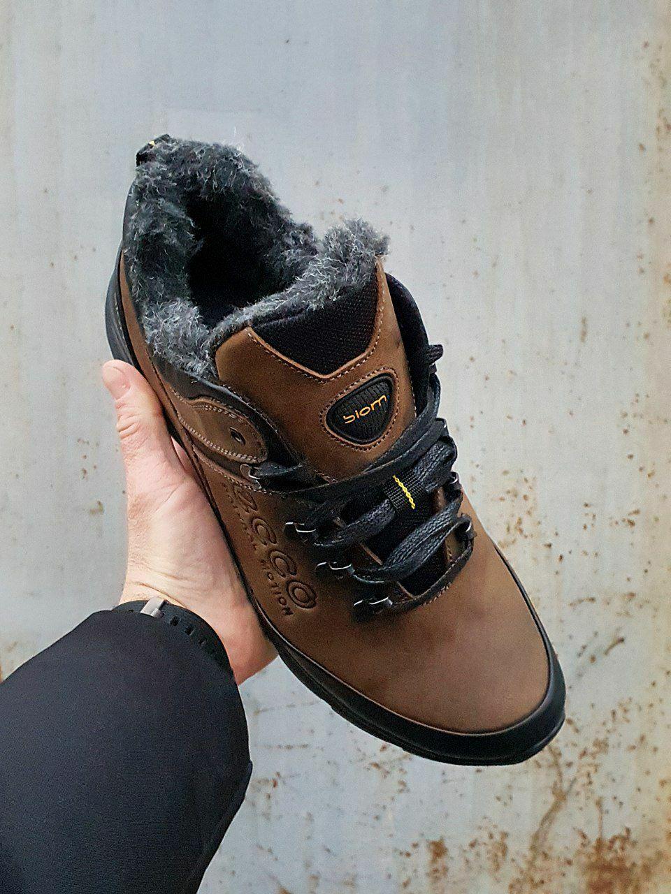Ecco Biom Winter Sneakers Brown Black