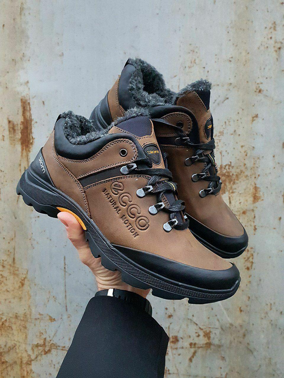 Ecco Biom Winter Sneakers Brown Black