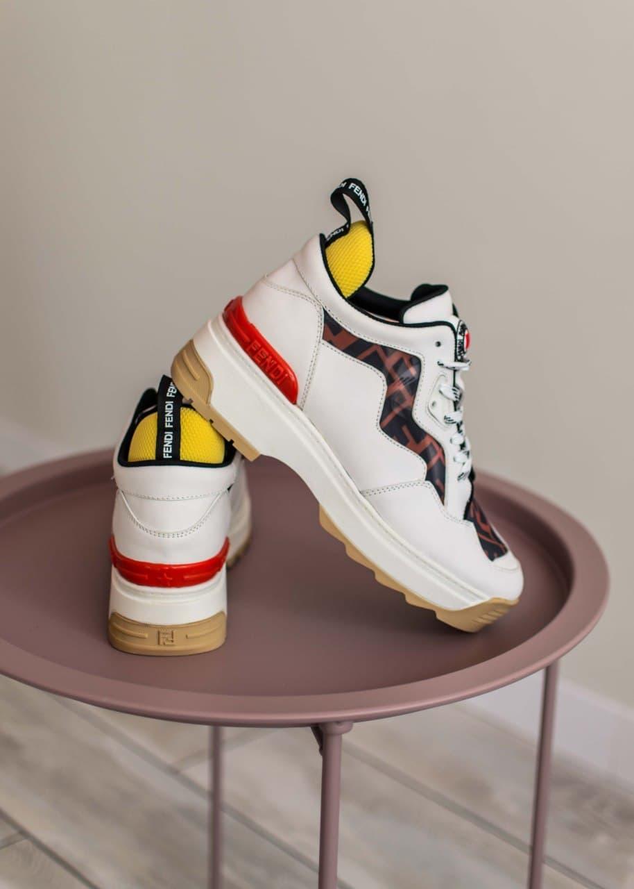 Fendi White Brown