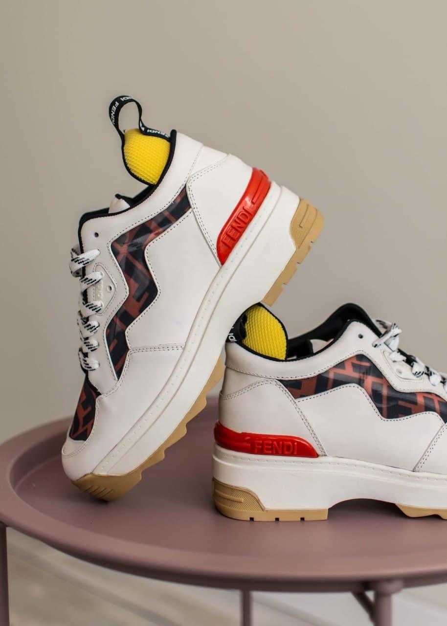 Fendi White Brown