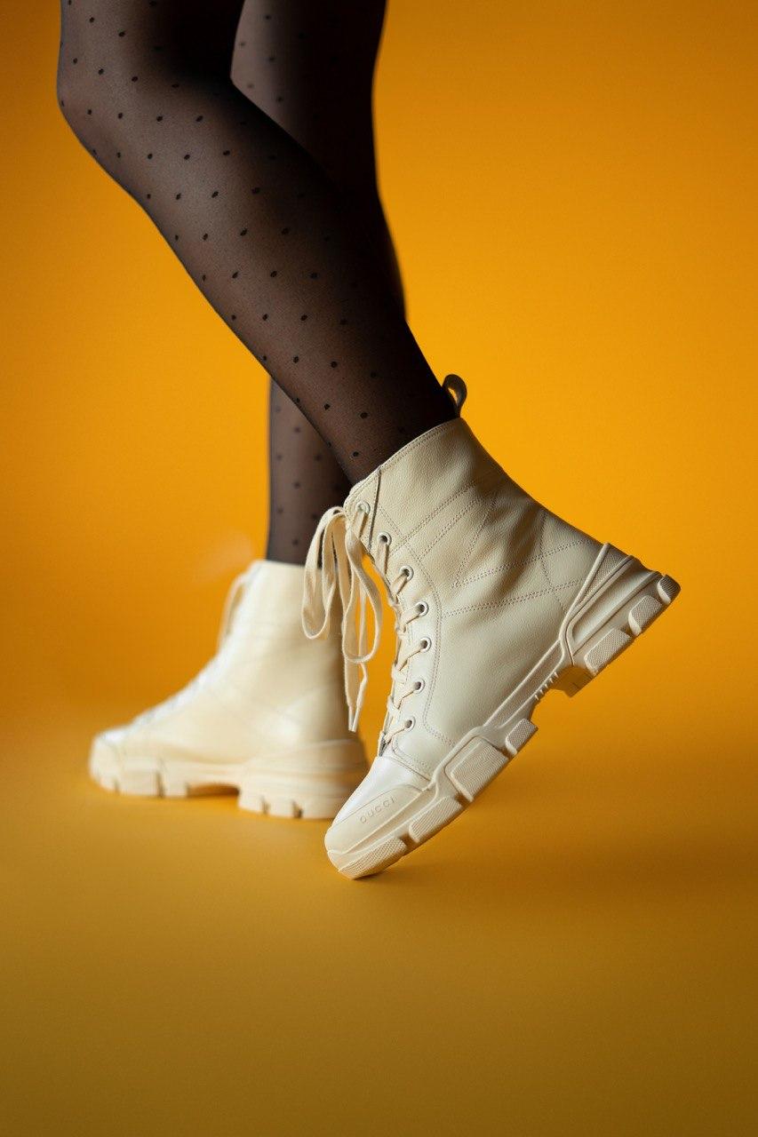 Gucci High Leather White