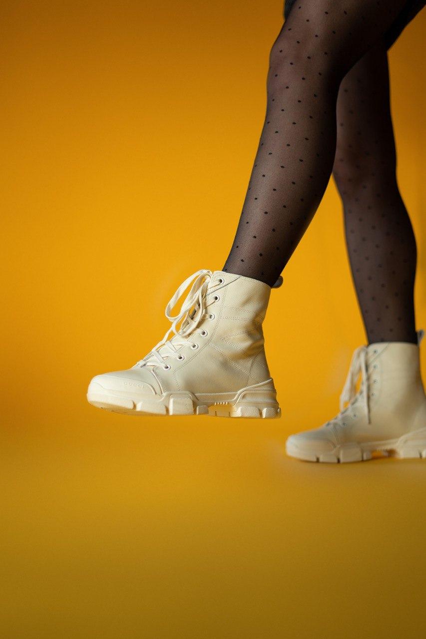 Gucci High Leather White