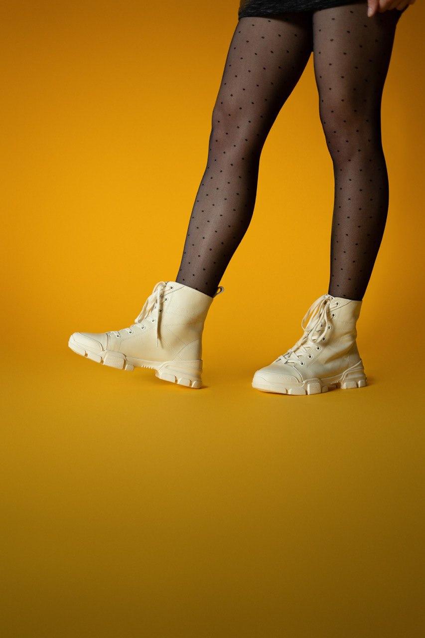 Gucci High Leather White