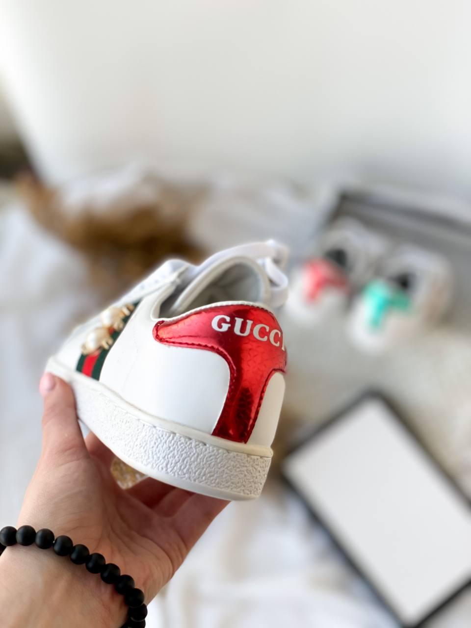 Gucci White Red Green